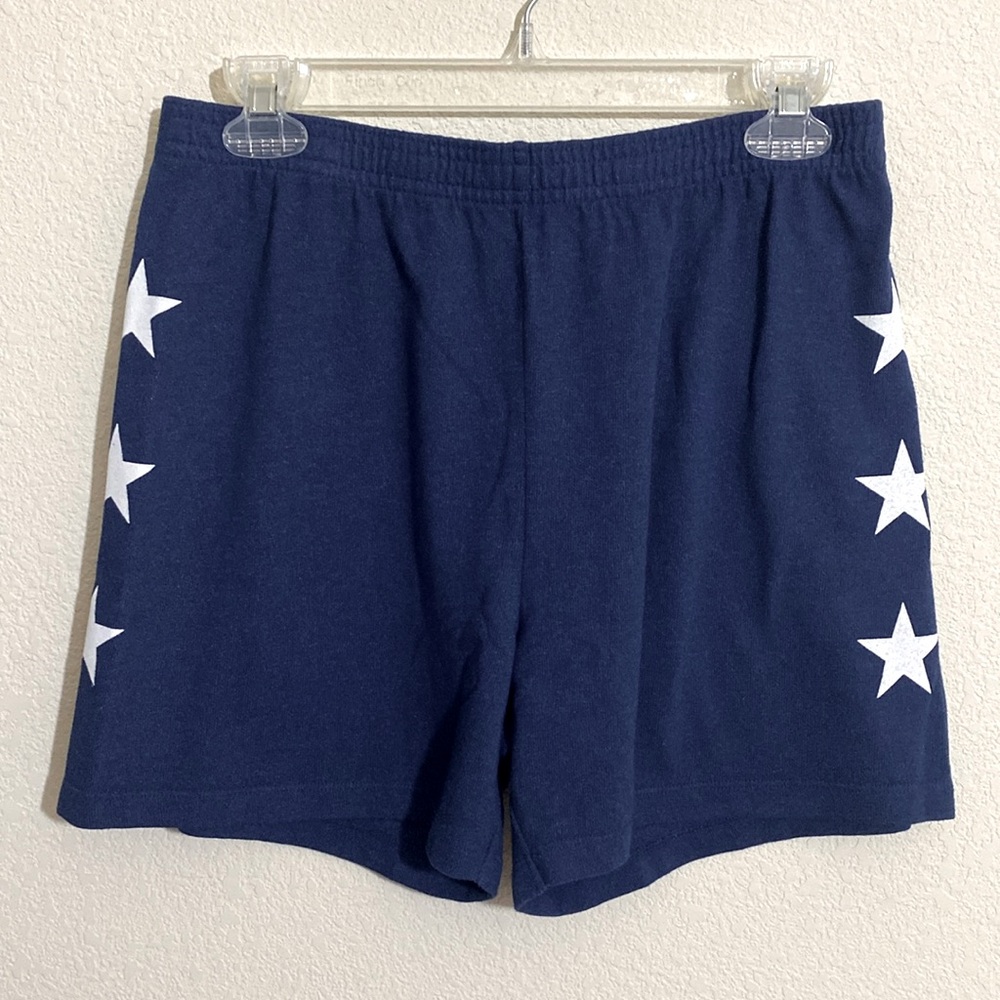 MONROW Star Prints Light Weight Vintage Style Sweatshorts Women's Size M